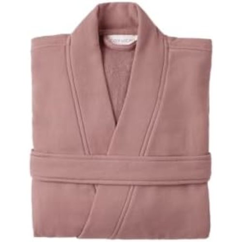 Coyuchi Organic Cotton Robe Unisex | Lightweight Breathable Terry | Soft Absorbent Sustainable Bathrobe