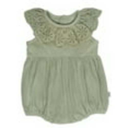 Modern Moments by Gerber Baby Girl Cotton Ruffle Novelty Lace Bubble Romper, Sizes 0/3 Months - 24 Months