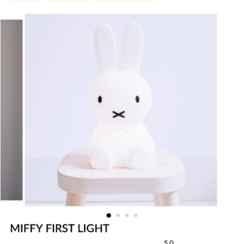 Mr Maria Miffy First Light Lamp (30 CM) - Metro Baby