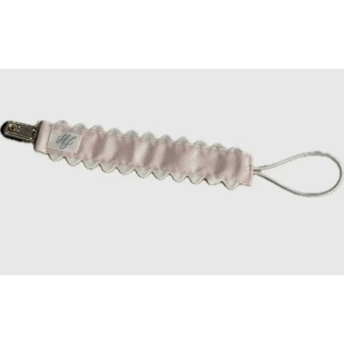 Pink Ricrac Paci Clip
