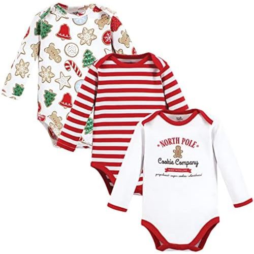 Touched by Nature baby-girls Organic Cotton Long-sleeve Bodysuits
