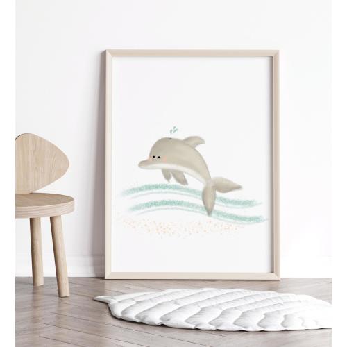 Dolphin Print - 11x14