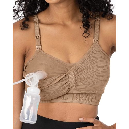 Kindred Bravely Sublime Pumping Bra Hands Free, Adjustable Pumping & Nursing Bra with EasyClip for All Breast Pumps