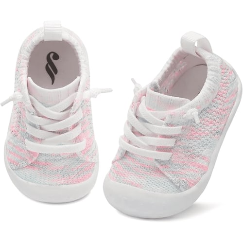 Barerun Baby Boys Girls Knit Shoes Sneakers Slip on Walking Shoes for Infant