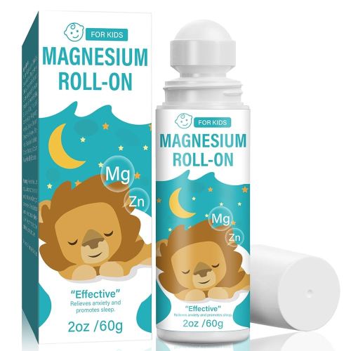Magnesium Lotion for Kids, Magnesium Cream for a Restful Night, Roller Ball Applicator, All Natural and Safe Formula, Bedtime Relaxation, Sweet Night for Children