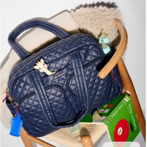 MZ Wallace Magnet Gray Nik II Shoulder Bag - Luxury Carryall Handbags | MZ Wallace