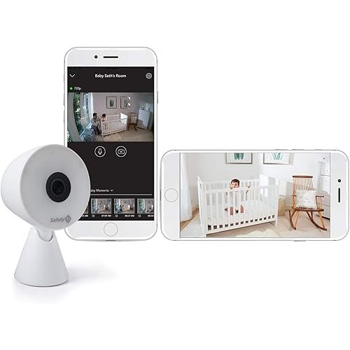 NEW Safety 1st HD WiFi Streaming Baby Monitor Camera With Movement Detection Free Mobile App & Wireless HD Streaming