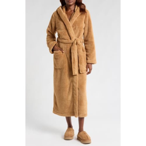 Aarti Long Fleece Robe, X-Small
