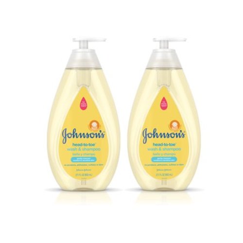 Twin Pack, Johnson's Head-to-Toe Baby Wash & Shampoo, 2 x 27.1 fl. oz