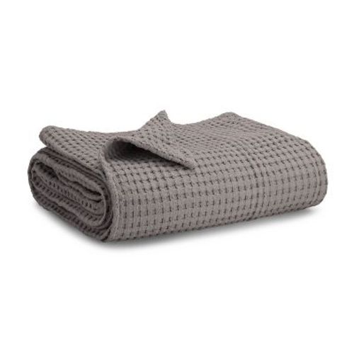 Baby Waffle Blanket, 40" X 40" By Comfy Cubs - Charcoal