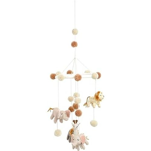 Crane Baby Safari Nursery Ceiling Hanging Decor Boho Jungle Animals Room Decor for Babies Crane Baby, Safari Nursery Decor for Boys and Girls, Ceiling Hanging, 11" x 28", Jungle Nursery Decor