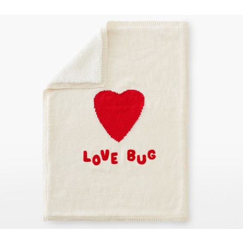 Love Bug Heirloom Baby Blanket