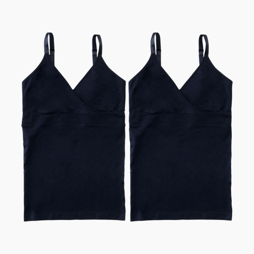Ingrid and Isabel Crossover Cami Bundle - Black/Black, L