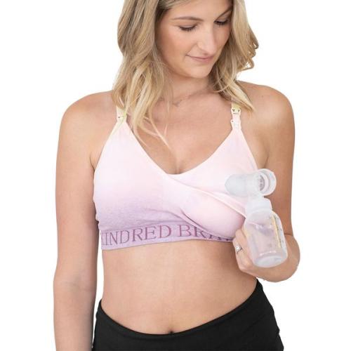 Sublime® Hands-Free Pumping & Nursing Sports Bra | Ombre Purple– Kindred Bravely