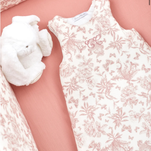 Sleeping bag - Toile de Jouy T1 Cotton girl | Tartine et Chocolat