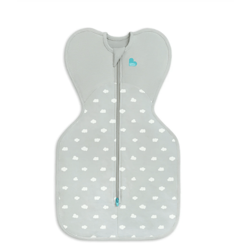 Swaddle Up™ 1.5 TOG Cotton Light Olive Mini Cloud