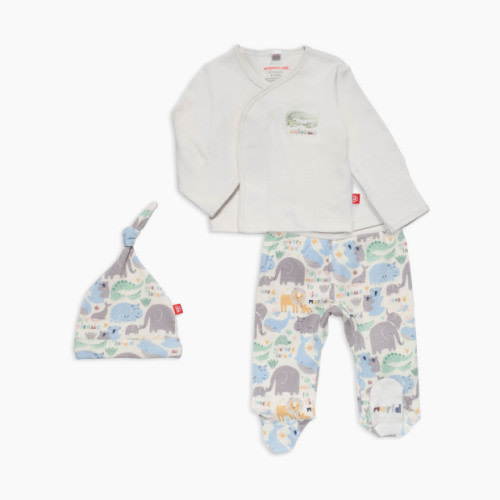 Magnetic Me Oganic Cotton Magnetic Wrap 3-Piece Set - Little Lovin, Newborn