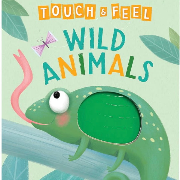 Wild Animals: A Touch and Feel Book - Children's Board Book - Educational