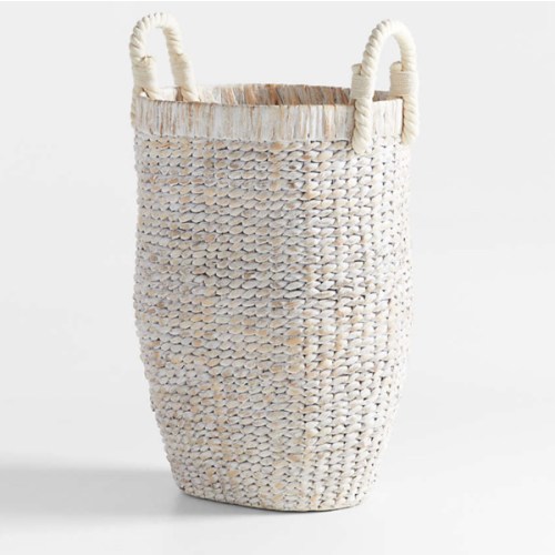 Homespun Wicker Tall Floor Kids Hamper by Leanne Ford