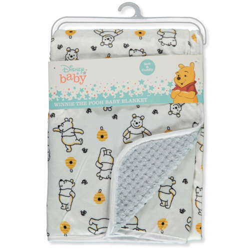 Disney Winnie The Pooh Plush Baby Blanket