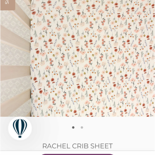 Rachel Crib Sheet – Lou Lou & Company
