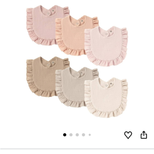 Baby Muslin Bibs Bandana Drool Bibs for Unisex Boys & Girls, Soft and Absorbent Cotton Teething Drooling Bib Set for Newborn Toddler