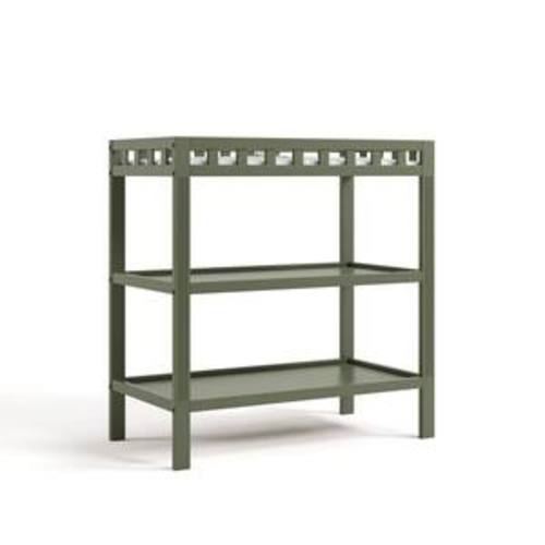 Changing Table with Water-Resistant Changing Pad - Olive
