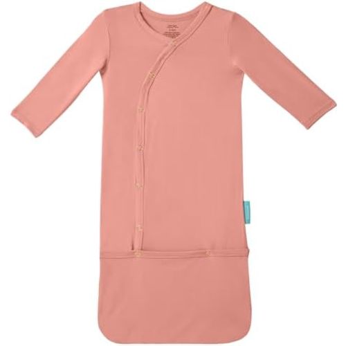 Supersoft Baby Sleeper Gowns, Premium Bamboo Viscose Infant Nightgown Sleepers Preemie Newborn Snap Bundler