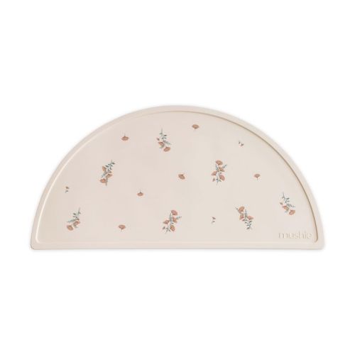 Silicone Placemat Pink Flowers One Size