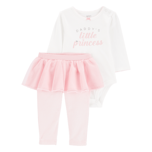 Baby 2-Piece Daddy's Princess Bodysuit & Tutu Pant Set - Carter's | Carter's