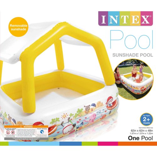 Intex Inflatable Sun Shade Pool - Assorted Colors