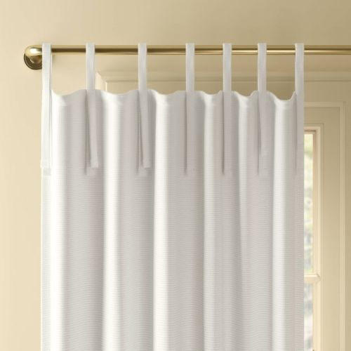 50"x84" Blackout Aruba Tie-top Curtain Panel Off-white - Threshold™