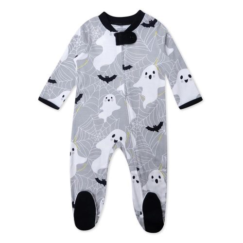 HonestBaby Baby Celebration Sleep & Play Footed One-Piece Pajama Sleeper 100% Organic Cotton