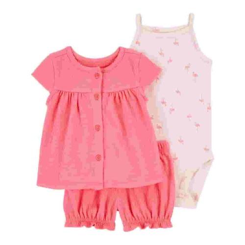 Carter's Child of Mine Baby Girl Outfit Set, 3-Piece, Sizes 0/3-24 Months