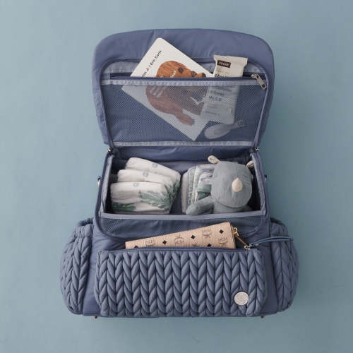 Backpack Diaper Bag - Ash Blue