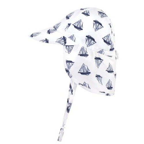 Hudson Baby Infant and Toddler Boy Sun Protection Hat, Sailboat, 6-18 Months