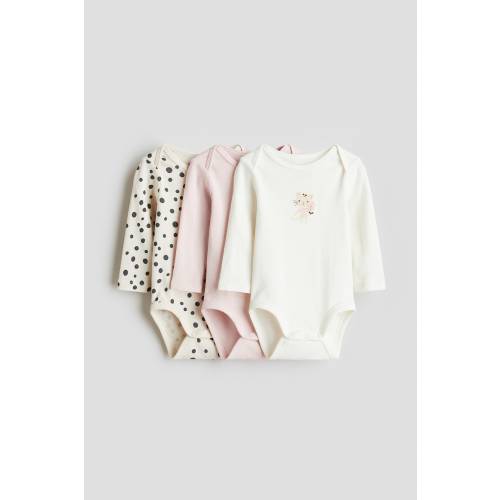 3-PACK PRINTED JERSEY BODYSUITS