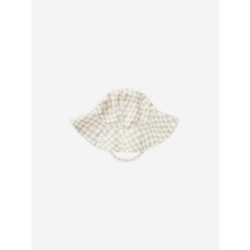 Floppy Sun Hat || Dove Check
