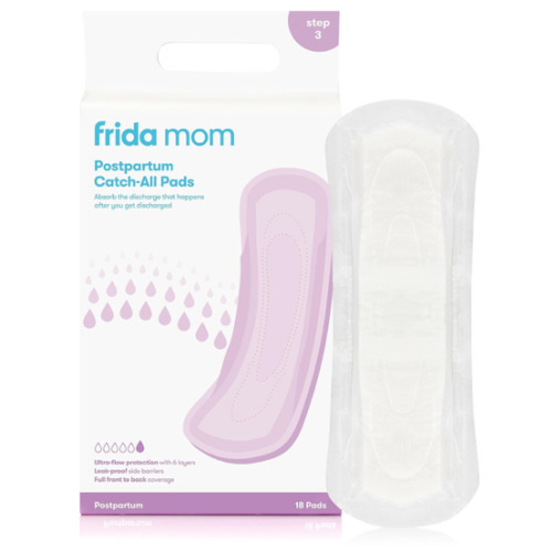 Frida Mom Postpartum Pads, Leak Proof Feminine Care Maxi Pads, 6 Layers of Protection for Maximum Absorbency (18ct)