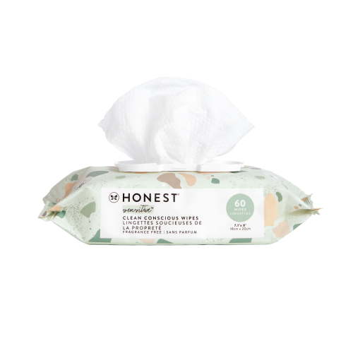 The Honest Company Fragrance Free Sensitive Clean Conscious Wipes - 60 Ct