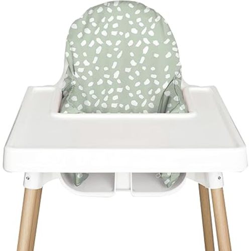Highchair Insert Cover, Compatible for IKEA Antilop Highchair, High Chair Accessories Stain-Proof and Wipeable Insert Cover (Cushion NOT Included)(Sagedots)