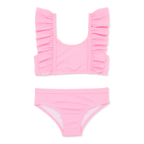Wonder Nation Toddler Girls Ruffle Bikini Set, 2-Piece - 12M