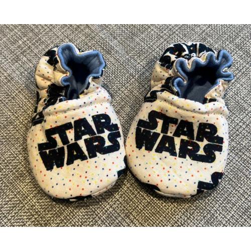 Star Wars Reversible Soft Sole Baby Shoe/crib Shoe/baby - Etsy