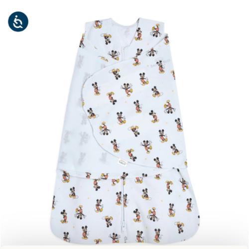100% Cotton Baby Swaddle Mickey Fun | Newborn | HALO US