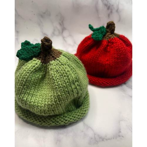 Knitted Apple Hats