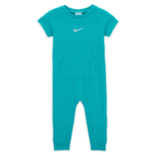 Nike Essentials Baby (0-9M) Short Sleeve Waffle Knit Coverall