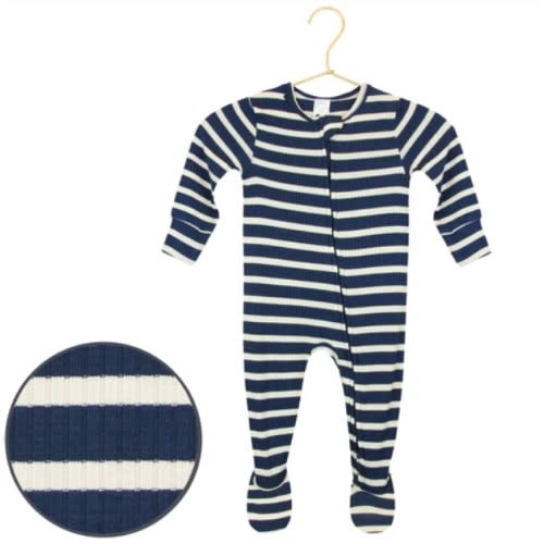 Jack Ribbed Zipper Footies