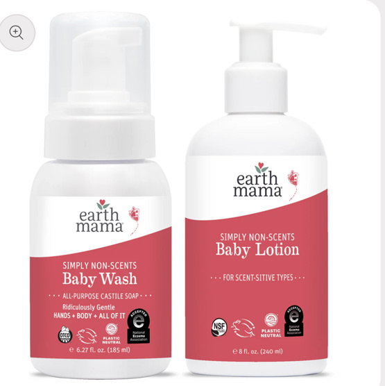 Simply Non-Scents Baby Wash + Lotion Set