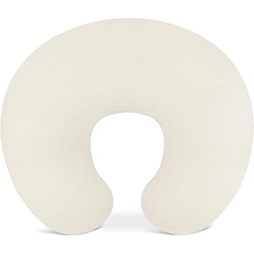 Nursing Pillow Covers, Muslin Nursing Cover for Breastfeeding Pillows, Comfortable for Baby Girls and Boys (Pale Yellow)