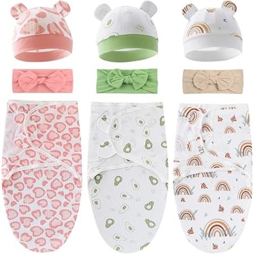 3-Pack Organic Baby Swaddle Sleep Sacks - Newborn Swaddle Sack - Baby Sleep Sack - Baby Swaddle Blanket Wrap